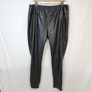 Lauren Ralph Lauren plus size faux leather legging